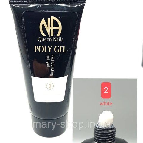 Полигель (акригель) для ногтей Queen Nails №02, 60 мл 009720 фото