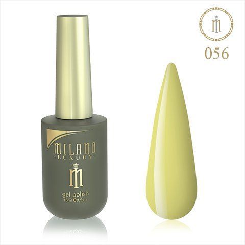 Гель лак MILANO LUXURY 15 мл № 056 (Одуванчиковый) 01357/56 фото