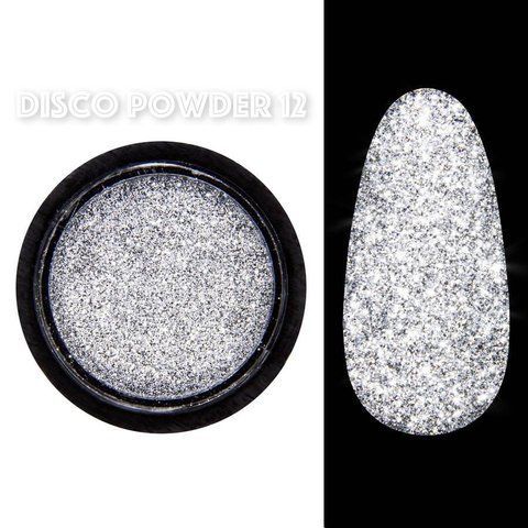 Світловідбиваюче втирання (пігмент) Designer Professional для дизайну нігтів Disco powder № 12 001511 фото