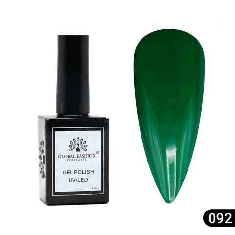 Гель-лак Global Fashion Elite Glow 15ml №092 Nat1355 фото