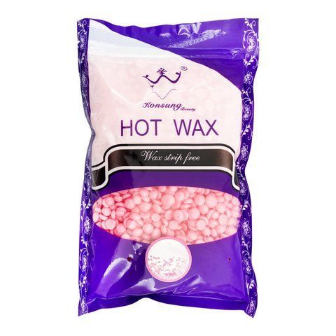 Горячий воск в гранулах для депиляции Konsung Hot Wax Розовый 500g 00004163 фото