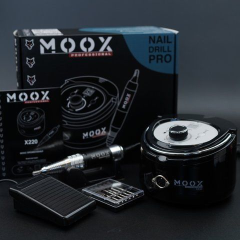 Фрезер Moox Professional X220 на 50 000 об./мин. и 70W. для маникюра и педикюра (Чёрный) Nat-0180 фото