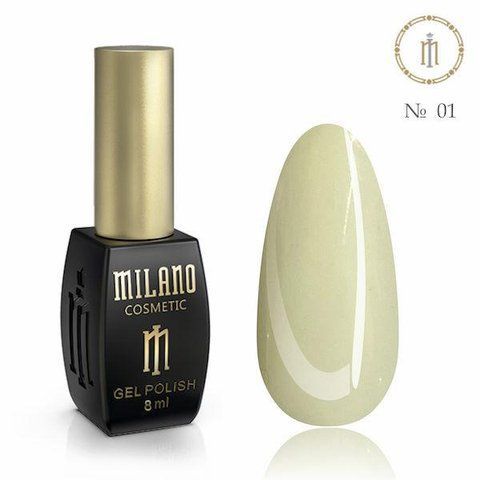 Гель-лак Milano Pastel 8мл. №01 006549 фото