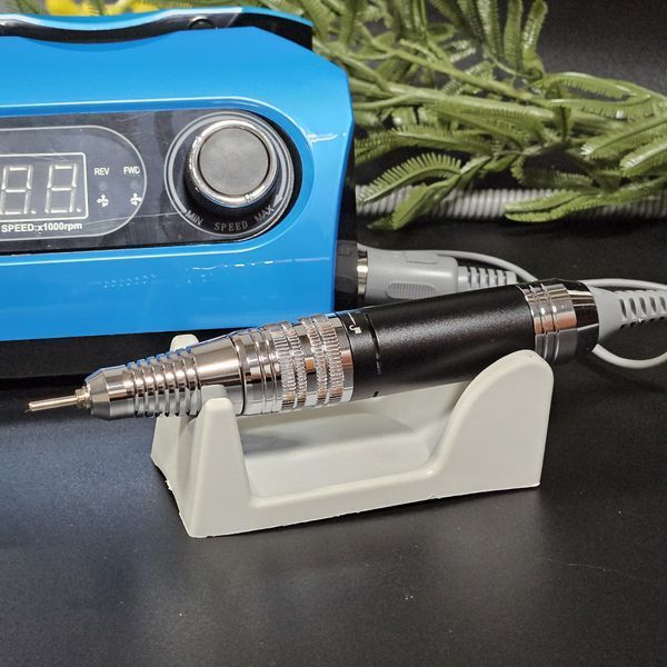 Фрезер с дисплеем для маникюра и педикюра Nail Drill ZS-717 PRO Синий 02842 фото