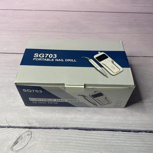 Портативний фрезер на акумуляторі SG-703 на 35000об/хв. Колір білий 000146 фото