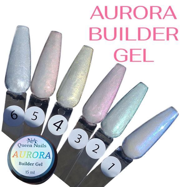 Гель для нарощування Queen Nails Aurora Builder Gel 15мл. №02 Nat-0654 фото
