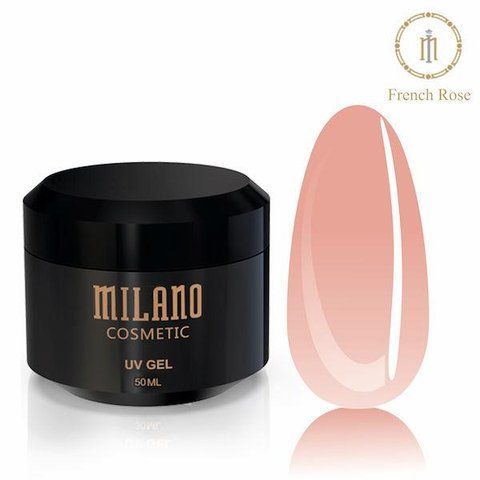 Гель для наращивания Milano French Rose 50мл. 0105685 фото