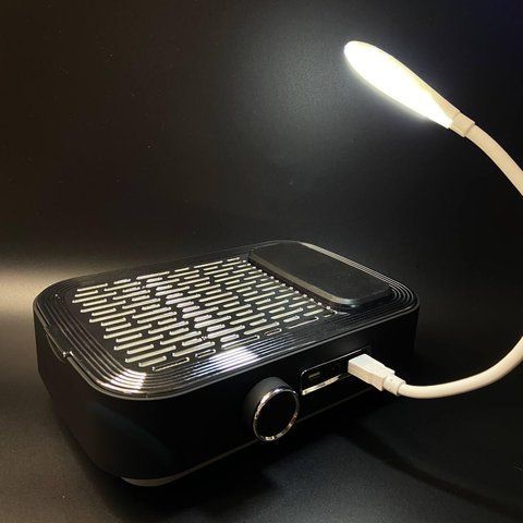 Витяжка акумуляторна BQ-858-3 Pro 4в1 + LED лампа, ручка фрезер на 45000 об/хв. + USB 002255 фото