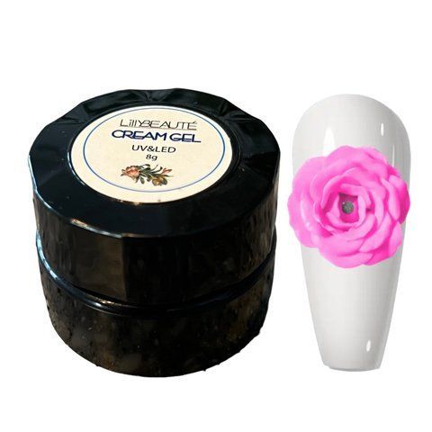 Крем-гель для дизайну нігтів Lilly Beaute Cream Gel 8 г, №8 005928 фото