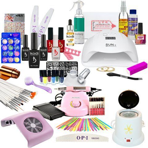 Стартовий набір Kodi Professional для манікюру з лампою UV + LED Sun X на 54 Вт і Nail Drill на 65Вт. 45000об/м 01033 фото