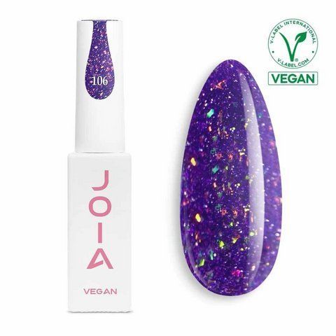 Гель-лак для ногтей JOIA Vegan Светоотражающий 6 мл. №106 007563 фото