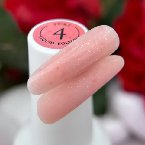 Рідкий полігель із шиммером Сrooz YUKI liquid polygel 15мл. №04 Mary213 фото