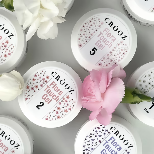 Гель для наращивания ногтей с сухоцветами Crooz Flora Touch Builder Gel 15мл. №03 Mary163 фото