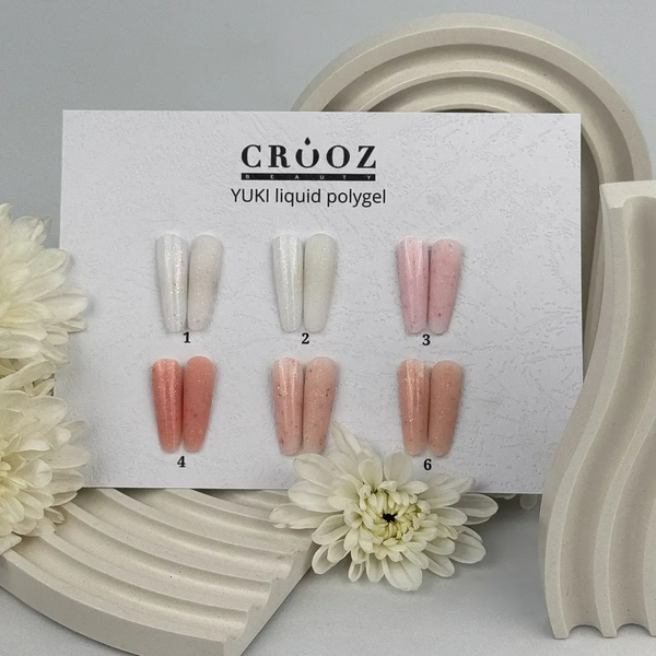 Рідкий полігель із шиммером Сrooz YUKI liquid polygel 15мл. №04 Mary213 фото