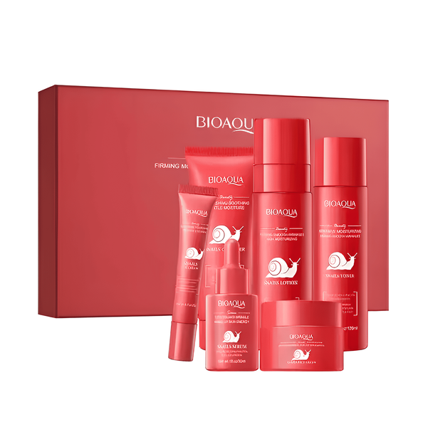 Подарочный набор средств для антивозрастного ухода за кожей лица Bioaqua Snail Firm Gift Box с муцином улитки 0006658-2 фото