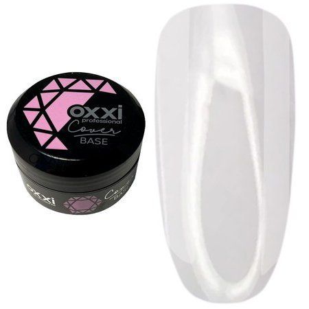 Камуфлирующая база для гель-лака Oxxi Professional Cover Base 30 мл № 17 светлая сиреневая 004676 фото