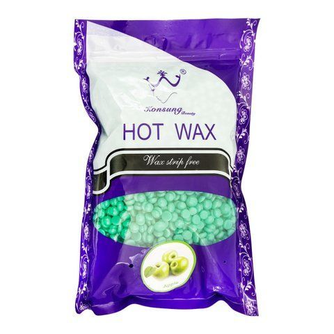 Гарячий віск у гранулах для депіляції Konsung Hot Wax Яблуко 500г. 00004162 фото