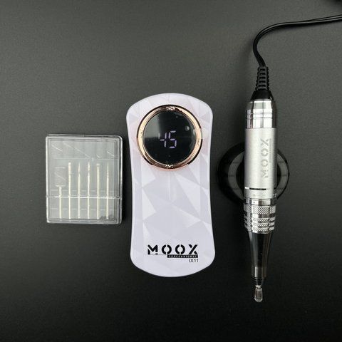 Фрезер Мокс IX11 (White) на акуммуляторе 45 000 об./мин. и 35 W. для маникюра и педикюра 0006693 фото