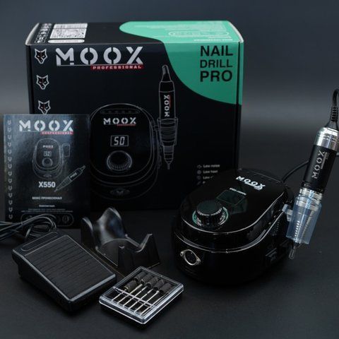 Фрезер Moox Professional X550 для маникюра и педикюра на 50 000 об./мин. и 70W. (Чёрный) Nat-0181 фото