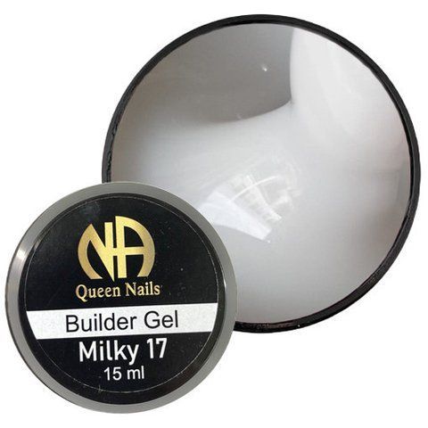 Гель для наращивания ногтей Queen Nails № 17 Milky (камуфлирующий) 56 г 004036 фото