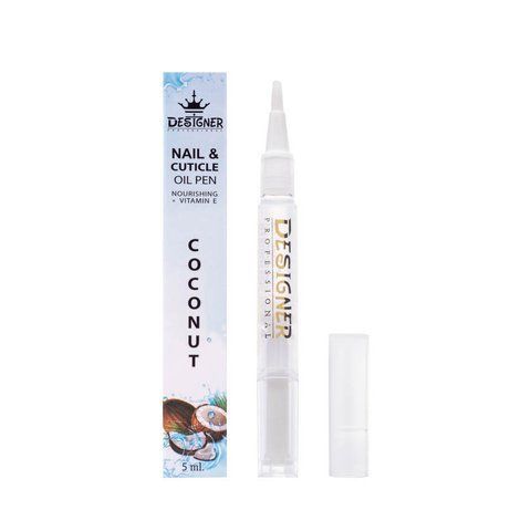Олія поживна для кутикули Nail&Cuticle в олівці Designer 5 мл. Coconut Кокос 03682 фото