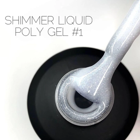 Жидкий полигель с шиммером Сrooz shimmer liquid polygel 15мл. №01 004288 фото