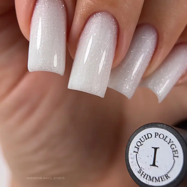 Рідкий полігель із шиммером Сrooz shimmer liquid polygel 15мл. №01 004288 фото