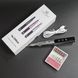 Ручка-апарат на акумуляторі для манікюру і педикюру Global Fashion T7A 35000RPM Silver Nat-0117 фото 1