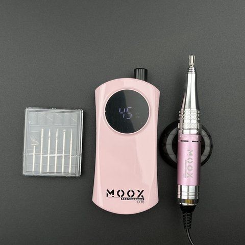 Фрезер Мокс IX10 (Pink) на акуммуляторе 45 000 об./мин. и 35 W. для маникюра и педикюра 0006694 фото