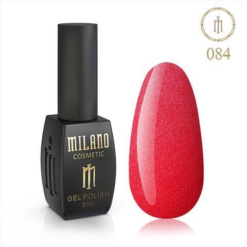 Гель Лак MILANO 8мл. No 084 (ЦВЕТ ФЕЙЕРВЕРКА) 02987 фото