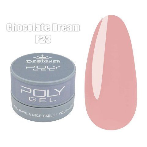 Полігель Designer Professional 30 мл. F23 Chocolate Dream 009054 фото