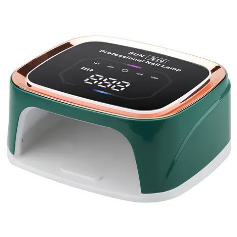 Лампа гібридна Sun S10 для сушіння нігтів (на акумуляторі - 7800mAh), 108 Вт. GREEN Nat-0360 фото