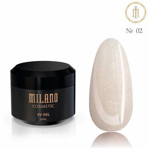Гель для нарощування Milano Shimmer 30мл. №02 006556 фото