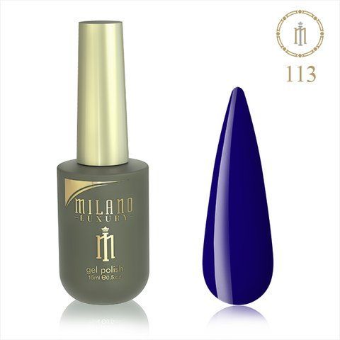 Гель-лак MILANO LUXURY 15 мл No 113 (Індиго) 01357/113 фото