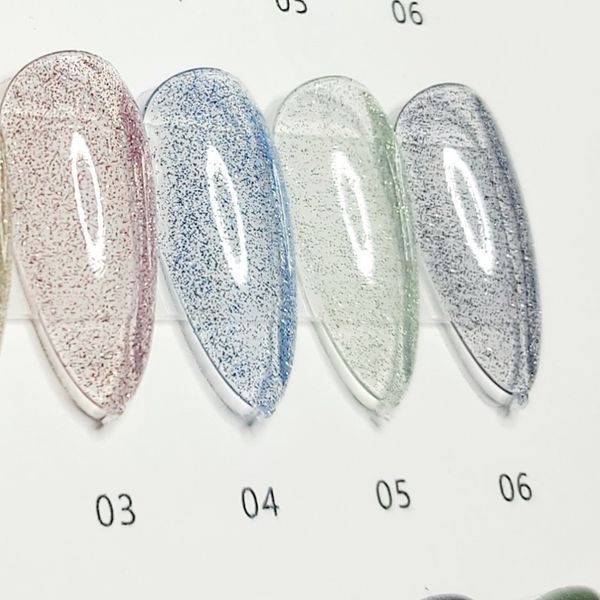 Disco Top Coat Bee Nails DT05 8ml (light green) Nat-0461 фото