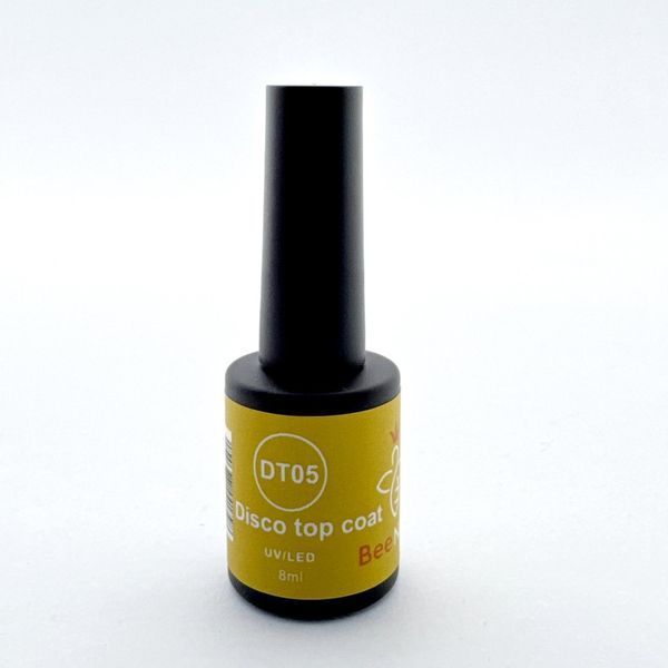 Disco Top Coat Bee Nails DT05 8ml (light green) Nat-0461 фото