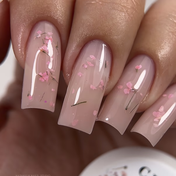 Гель для наращивания ногтей с сухоцветами Crooz Flora Touch Builder Gel 15мл. №04 Mary164 фото