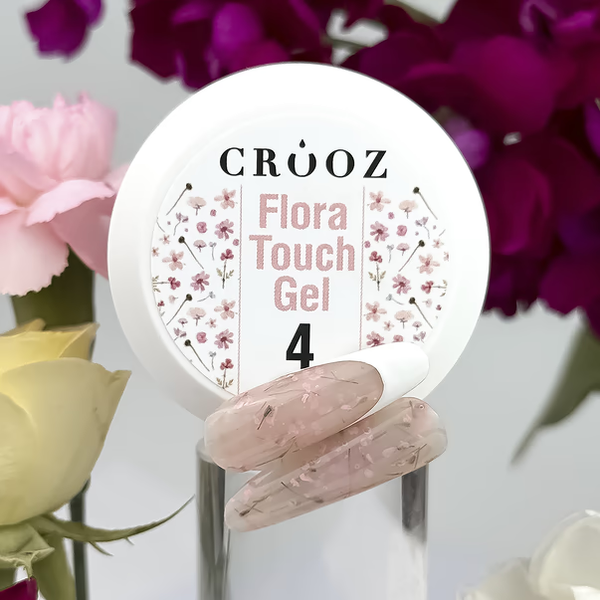Гель для наращивания ногтей с сухоцветами Crooz Flora Touch Builder Gel 15мл. №04 Mary164 фото