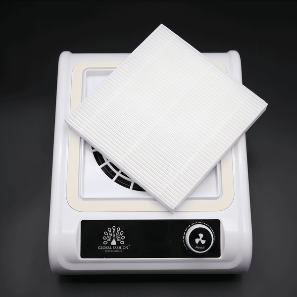 Вытяжка маникюрная Global Fashion ZS-808 с НЕРА фильтром на 150W white Mary064 фото