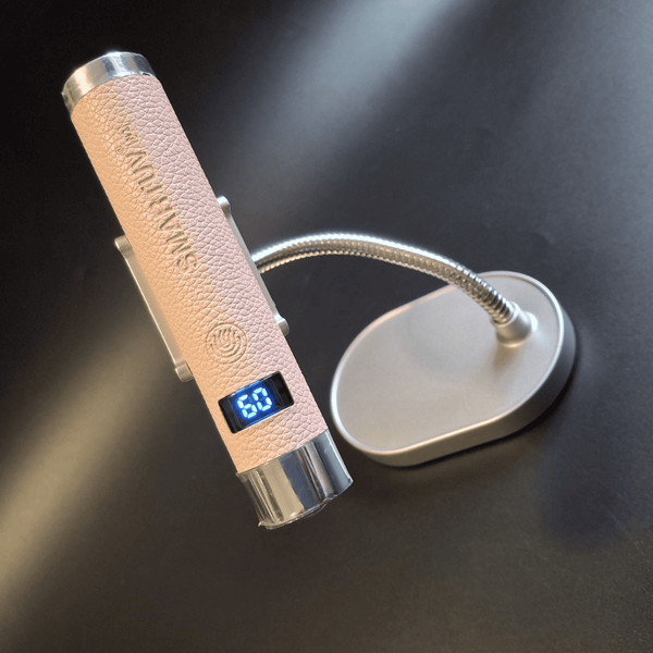 UV/LED фонарик на аккумуляторе с подставкой A.N.D SMARTUV N2 Intelligent AI Sensor 5Вт. PINK Mary015 фото