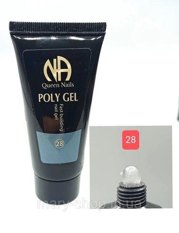 Полигель (акригель) для ногтей Queen Nails №28, 60 мл 009728 фото