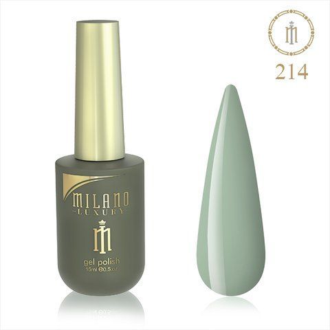 Гель-лак MILANO LUXURY 15 мл No 214 (Вердигри) 01357/214 фото