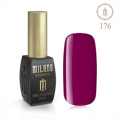 Гель-лак MILANO 10 мл No 176 (Сочна Ягідка) 00986/176 фото