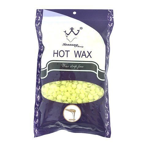 Гарячий віск у гранулах для депіляції Konsung Hot Wax Мед 300g 004992 фото