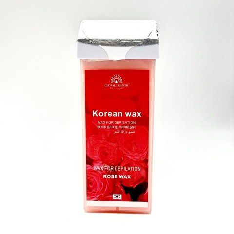 Віск для депіляції у картриджі Global Fashion, Korean wax, 100мл, Rose Nat-0612 фото
