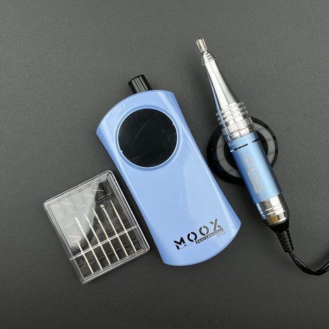 Фрезер Мокс IX10 (Blue) на акуммуляторе 45 000 об./мин. и 35 W. для маникюра и педикюра 0006695 фото