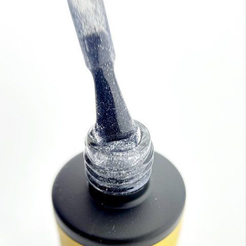 Disco Top Coat Bee Nails DT06 8ml (black blue) Nat-0462 фото