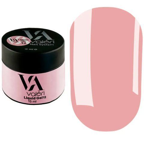 Гель для нарощування 15 мл Liquid Gel Valeri № 12 Nat-0811 фото