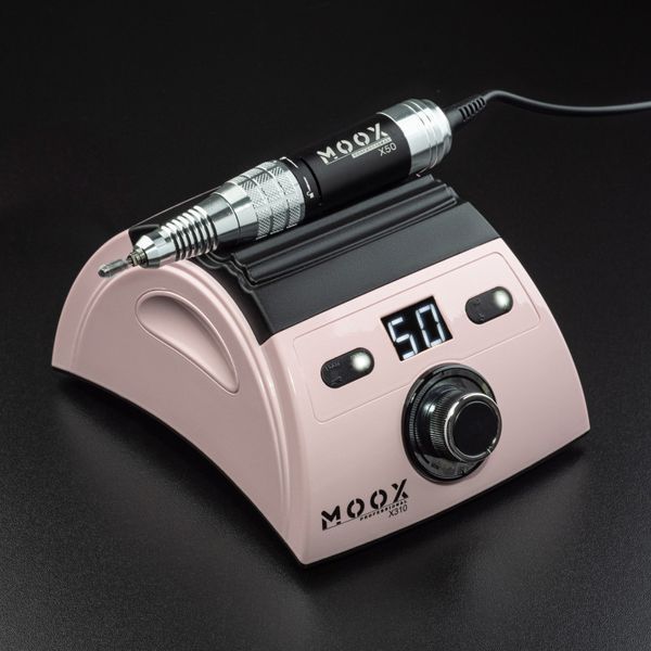 Фрезер Moox Professional X310 на 50 000 об./мин. и 70W. для маникюра и педикюра (Розовый) 007994 фото