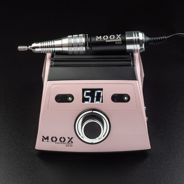 Фрезер Moox Professional X310 на 50 000 об./мин. и 70W. для маникюра и педикюра (Розовый) 007994 фото